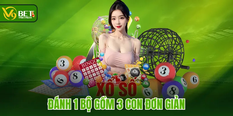 Đánh 1 bộ gồm 3 con đơn giản